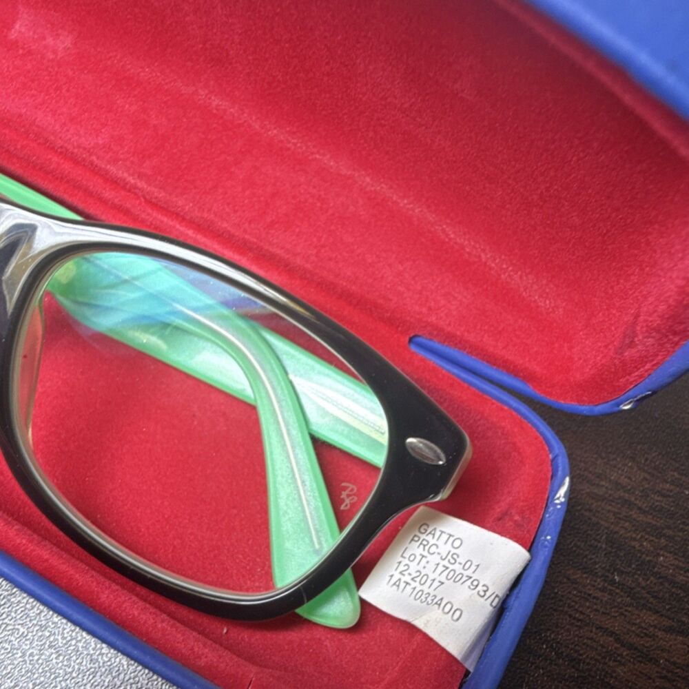 Ray Ban Eyeglasses Blue Green trendy Eyewear - Picture 12 of 13